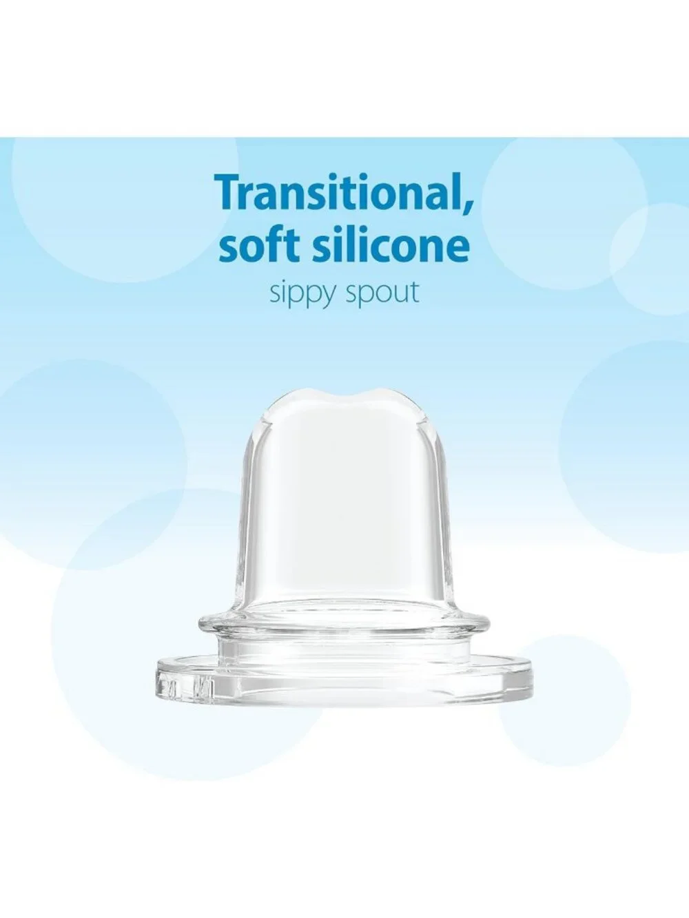 Anti-Colic Bottle & Sippy Cup Gift Set | Soft Silicone Spout & Handles, Travel